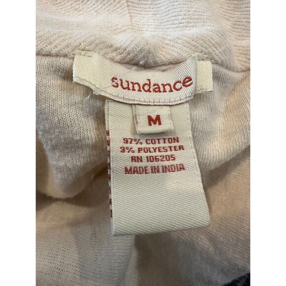 Sundance Shawl Collar Embroidered Cardigan Open Front Drape Women's Size Medium - Picture 10 of 13